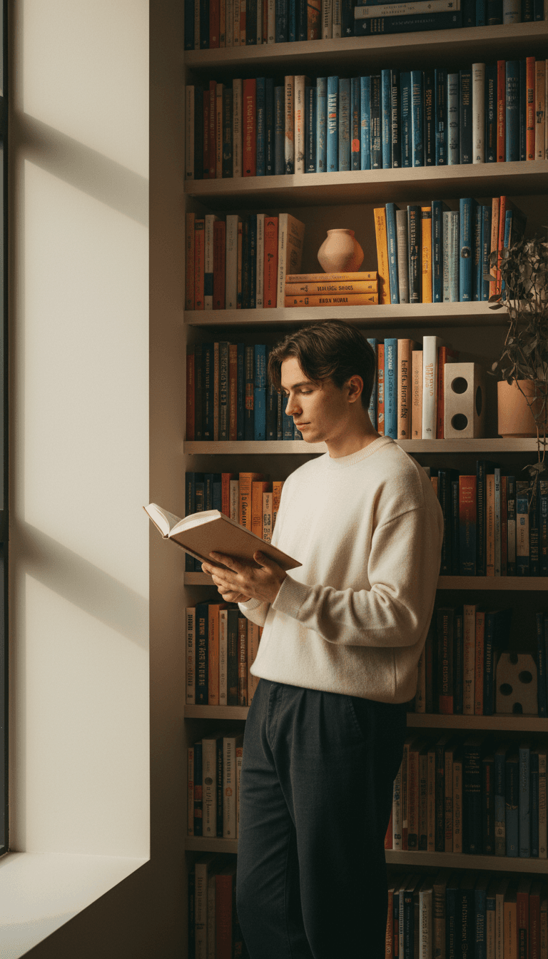 Person with clear vision enjoying daily activities