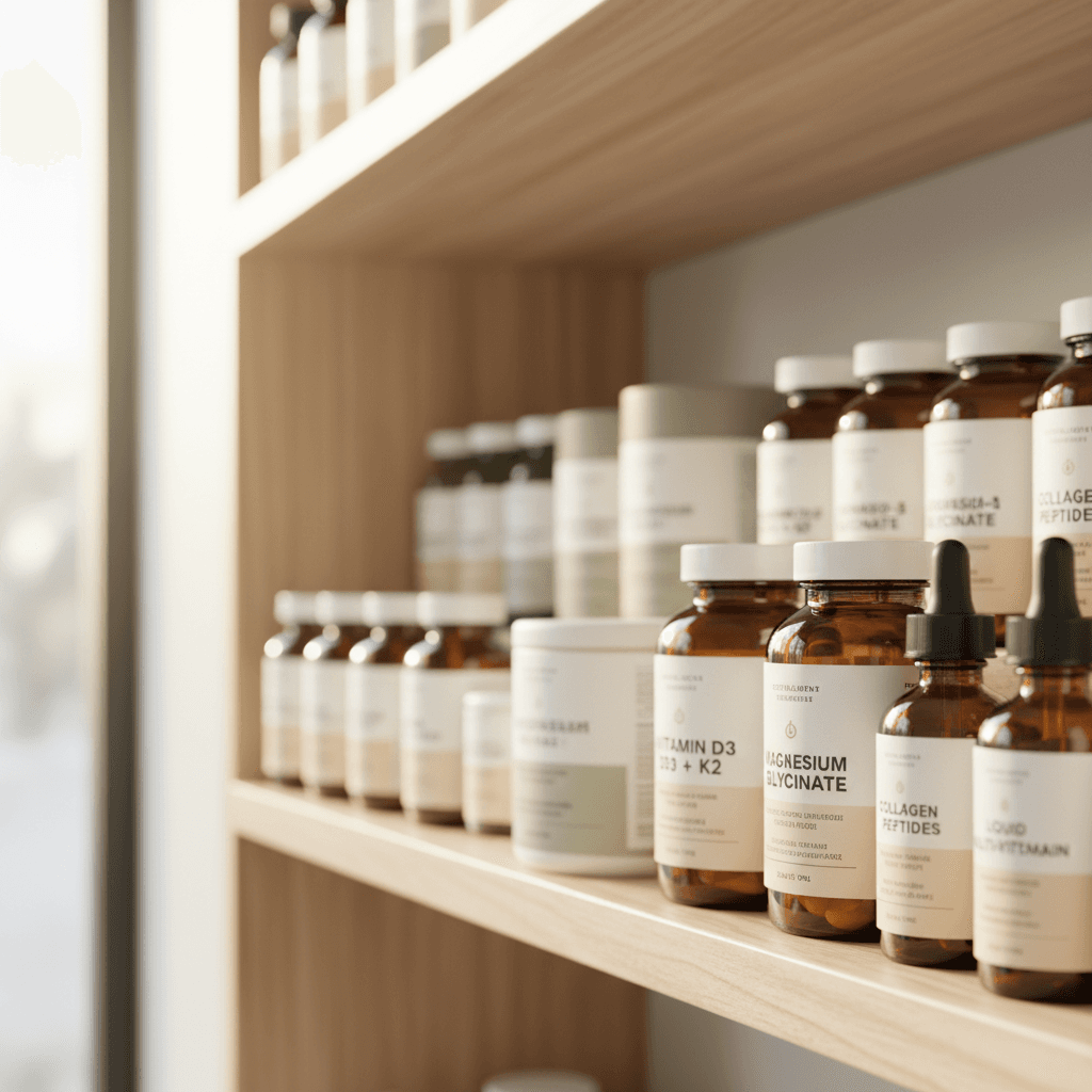 Visium Pro supplement bottles
