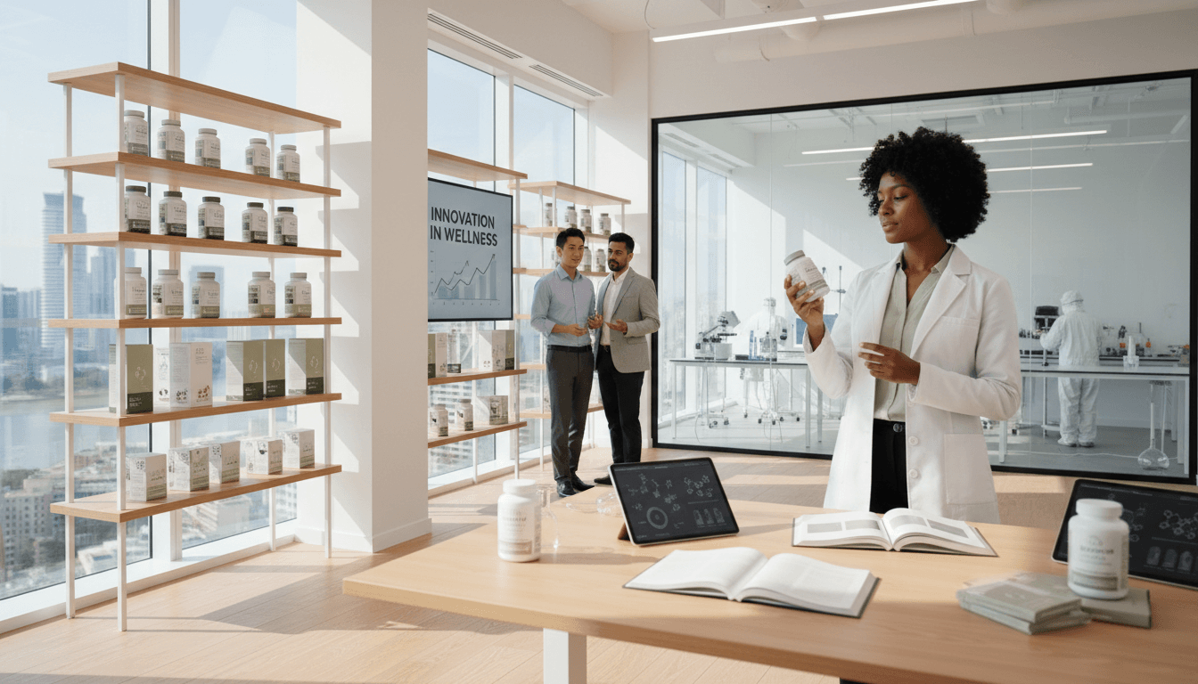 Visium Pro founder in wellness office